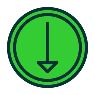 Modern simgenin vektör illüstrasyonu