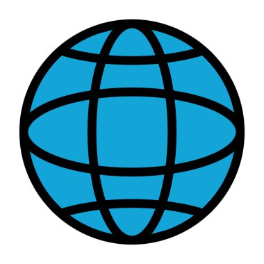 genel vektör glyph düz simgesi