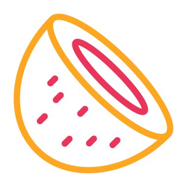 Yemek. Web simgesi basit illüstrasyon