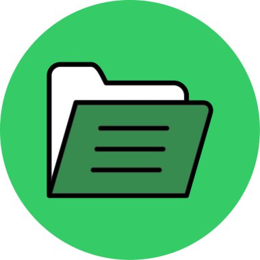 Vektör belgesi Simge illüstrasyonu