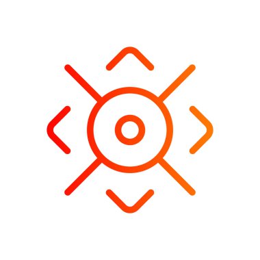 seo modern simgesinin vektör illüstrasyonu