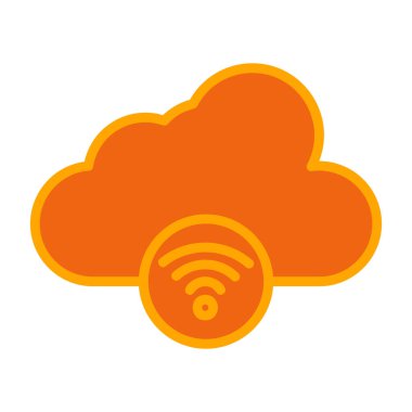 vektör çizim tasarım bulut simgesinin