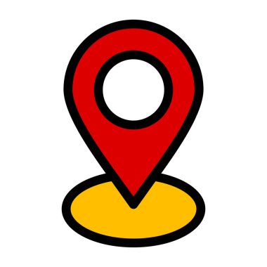 pin simgesi vektör illüstrasyonu