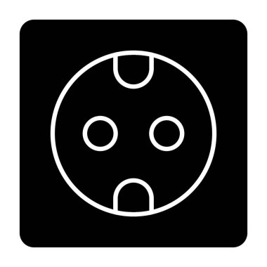 soket simge vektör çizim