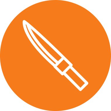 Bıçak ikonu. vektör illüstrasyonu