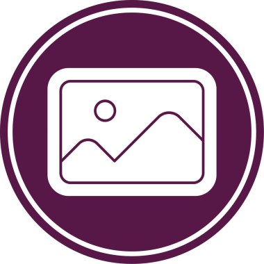 Modern simgenin vektör illüstrasyonu