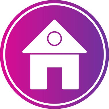 ev simgesi vektör illüstrasyonu