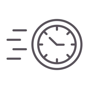 saat çizgisi simgesi