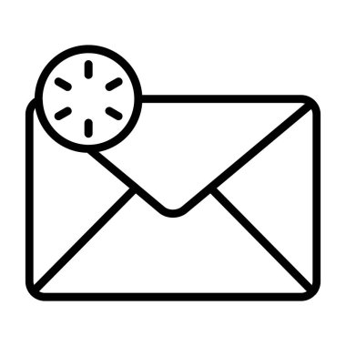 E- posta simgesi vektör illüstrasyonu