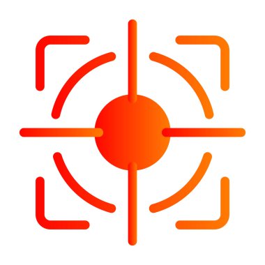 hedef işaret vektör illüstrasyonu