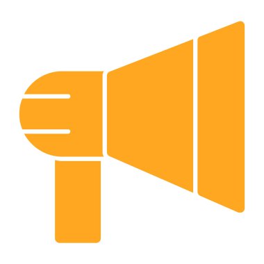 Megafon. Web simgesi basit tasarım