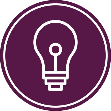 ampul vektör simgesi