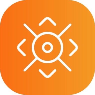 Modern bir simgenin vektör illüstrasyonu