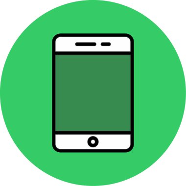 Akıllı telefon. Web simgesi basit illüstrasyon