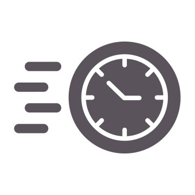 Web ve mobil uygulama tasarımınız için beyaz arkaplanda kronometre simgesi vektörü izole edildi, kronometre logo kavramını izleyin