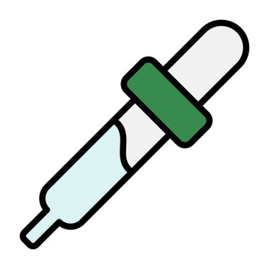 Bir şırınganın vektör çizimi