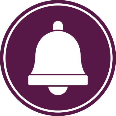 Zil. Web simgesi basit illüstrasyon