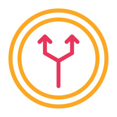 Ok. Web simgesi basit illüstrasyon