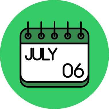 8 Temmuz tarih simgesi