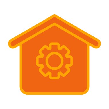 ev ikonlu teçhizat. vektör illüstrasyonu