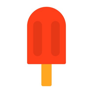 dondurma vektörü düz simgesi