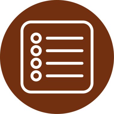 Belge simgesinin vektör illüstrasyonu