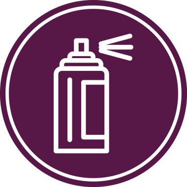 Sprey. Web simgesi basit illüstrasyon