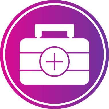 Çanta. Web simgesi basit illüstrasyon