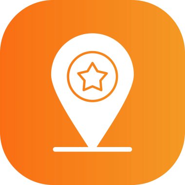 konum haritası simgesi, vektör illüstrasyonu