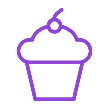 kek ikonu vektör illüstrasyonu