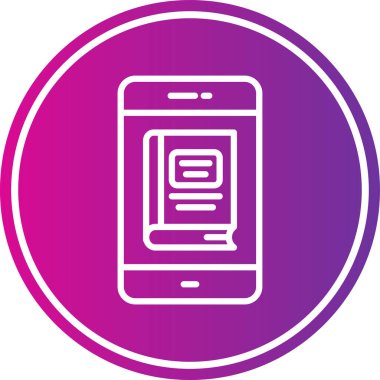 Vektör akıllı telefon simgesi illüstrasyonu