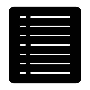 belge simgesi, vektör çizimi