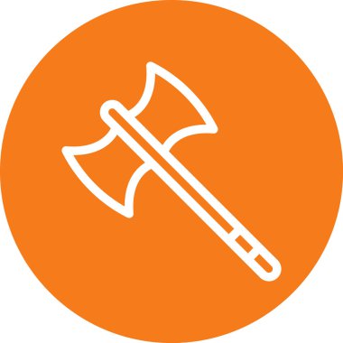 Kişisel ve ticari kullanım için balta vektör simgesi simgesi gösterimi..