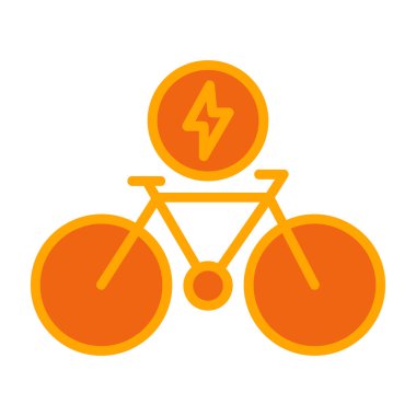 bisiklet ikonu vektör illüstrasyonu