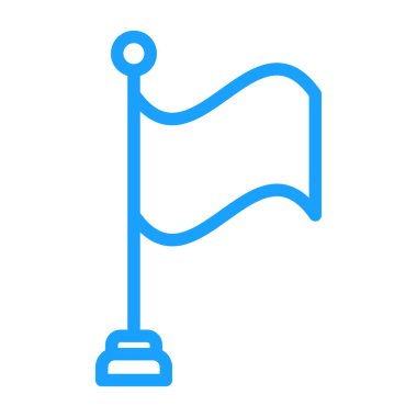 bayrak ikonu vektör illüstrasyonu