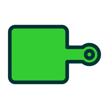 Dolgu simgesinin vektör illüstrasyonu