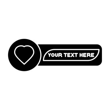 vektör siyah simgesi beyaz arkaplanda izole edildi