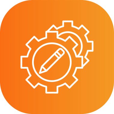 vector settings icon illustration