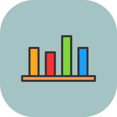 grafik ikonu vektör illüstrasyonu