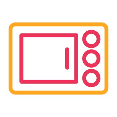 Fırın simgesi, vektör çizimi