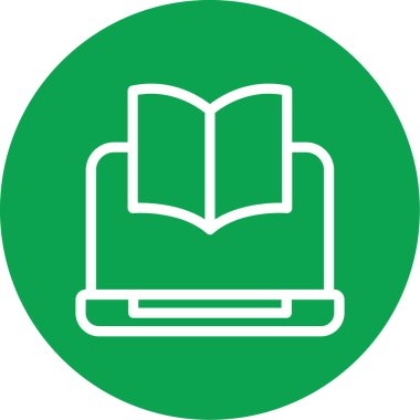 kitap simgesi vektör illüstrasyonu