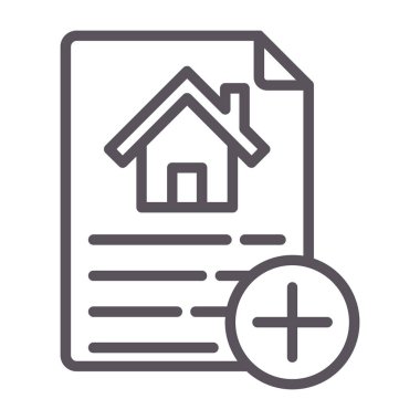 belge simgesine sahip ev, satır biçimi