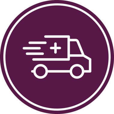 araba simgesi vektör illüstrasyonu