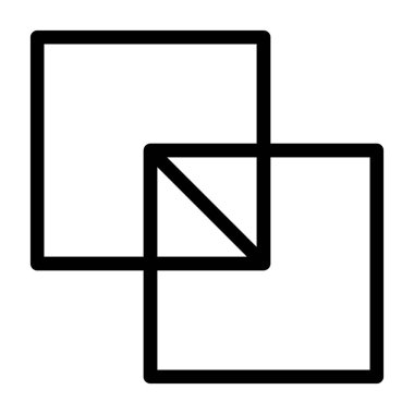 Modern b 'nin vektör illüstrasyonu eksik simgesi