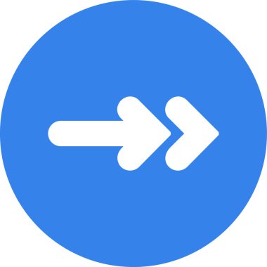 ok yönü gezinme simgesi ana hat biçiminde