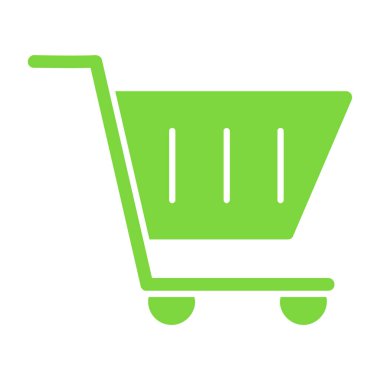 Sepet ikonu vektör illüstrasyonu