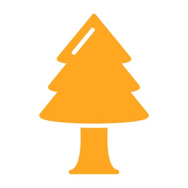 Noel ağacı vektör simgesi