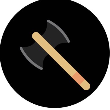 Kürek vektör kabartması düz simge