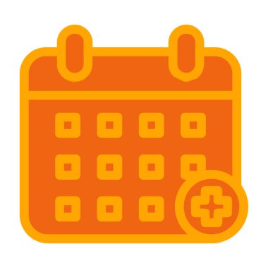 Takvim. Web simgesi basit illüstrasyon