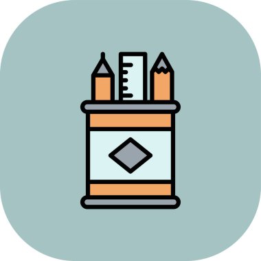 kalem ve kalem vektör simgesi tasarımı